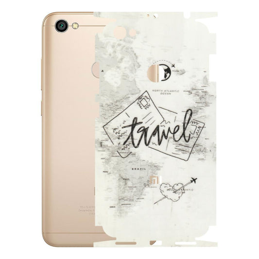 Xiaomi Redmi Phone Skins (All Models) - Travel Ticket - Transparent Finish (T-06) Redmi Y1