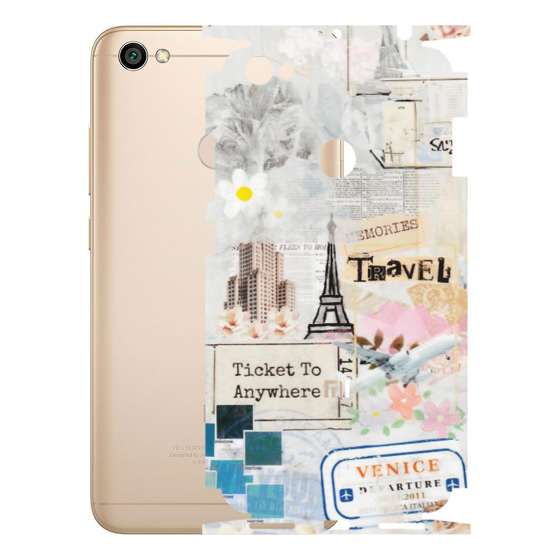 Xiaomi Redmi Phone Skins (All Models) - Travel Memories - Transparent Finish (T-09) Redmi Y1