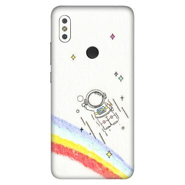 Xiaomi Redmi Phone Skins (All Models) - Milkyway Astronaut - 3D Embossed Finish (L-110) Redmi Y2