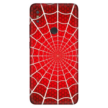 Xiaomi Redmi Phone Skins (All Models) - Classic Spidey Web - 3D Embossed Finish (L-115) Redmi Y2