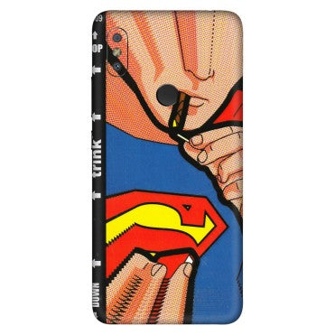 Xiaomi Redmi Phone Skins (All Models) - Superman Sutta - 3D Embossed Finish (L-130) Redmi Y2