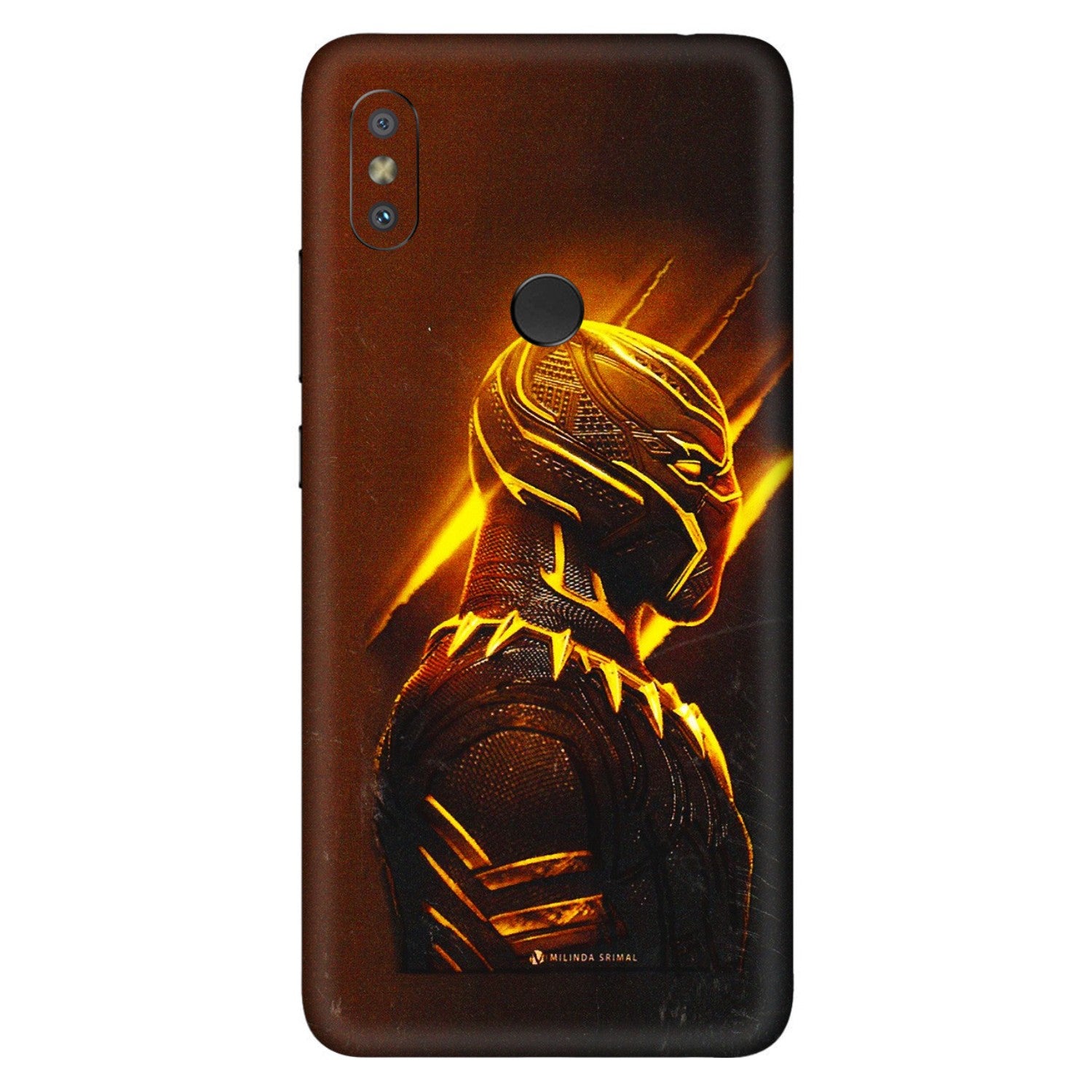 Xiaomi Redmi Phone Skins (All Models) - Gold Black Panther - 3D Embossed Finish (L-181) Redmi Y2