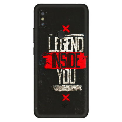 Xiaomi Redmi Phone Skins (All Models) - Legend Inside You - 3D Embossed Finish (L-186) Redmi Y2