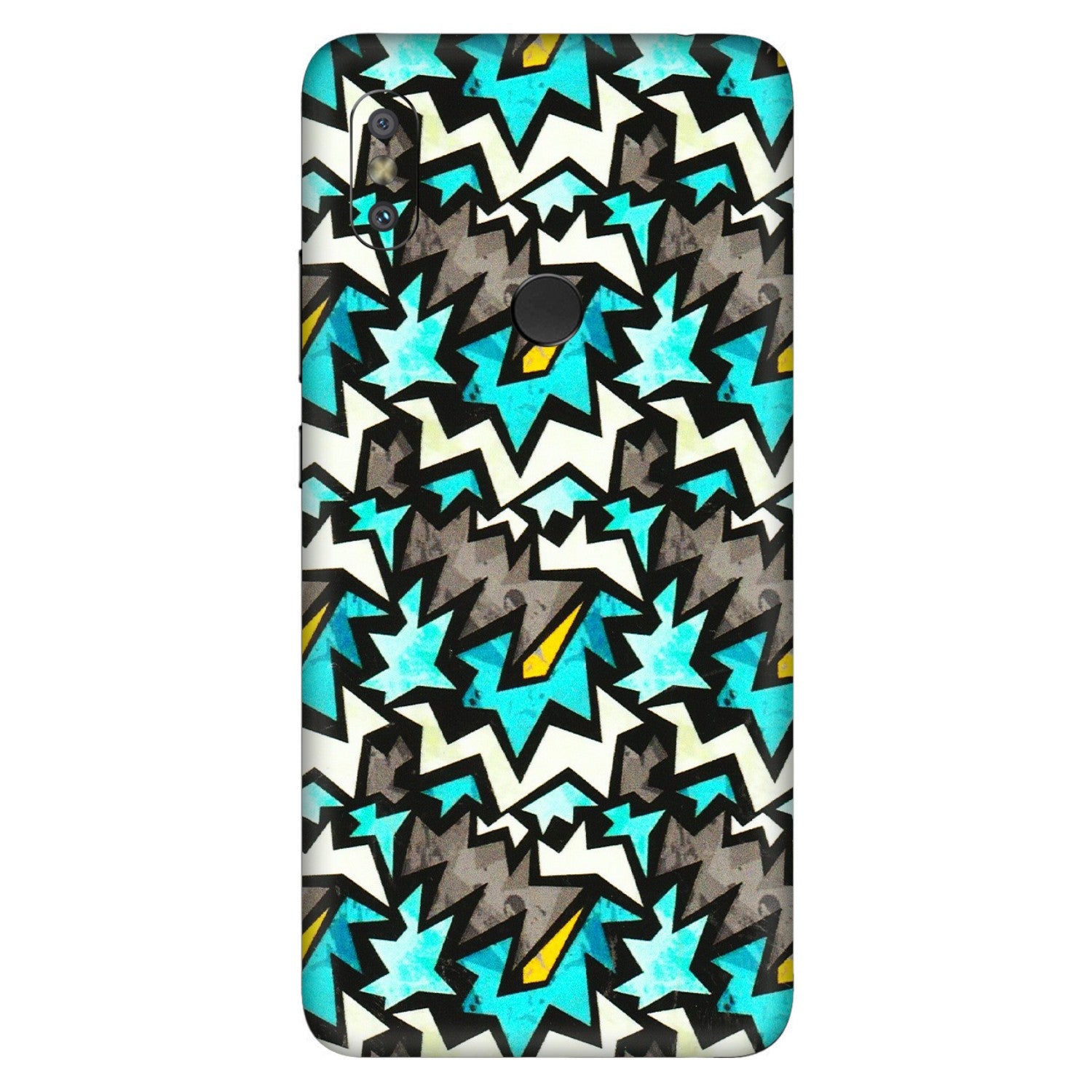 Xiaomi Redmi Phone Skins (All Models) - Funky Zig Zag - 3D Embossed Finish (L-223) Redmi Y2