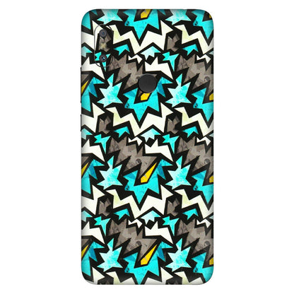 Xiaomi Redmi Phone Skins (All Models) - Funky Zig Zag - 3D Embossed Finish (L-223) Redmi Y2