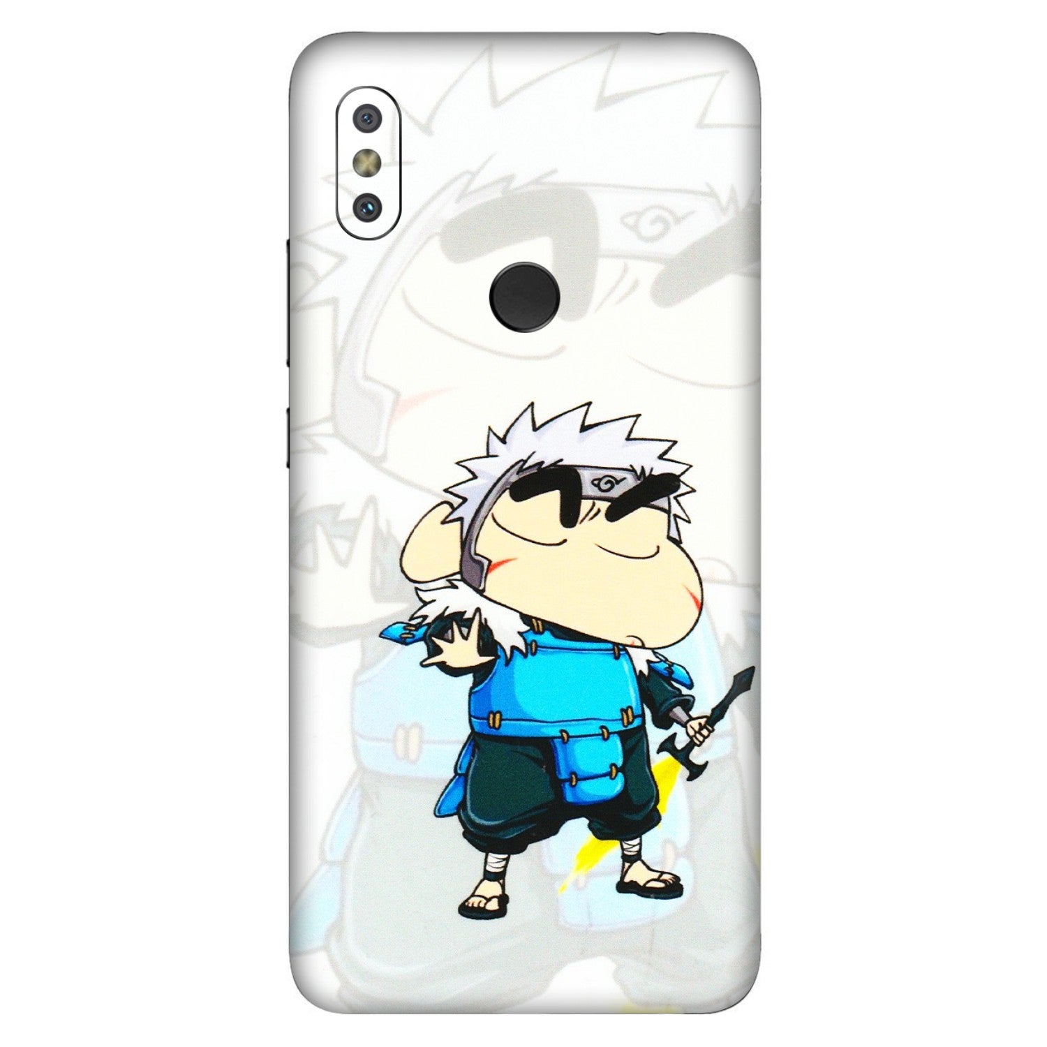 Xiaomi Redmi Phone Skins (All Models) - Angry Young Shinchan - 3D Embossed Finish (L-226) Redmi Y2