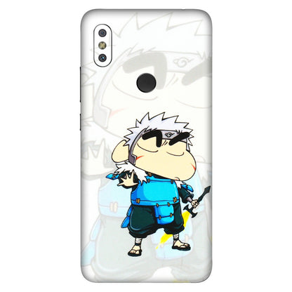 Xiaomi Redmi Phone Skins (All Models) - Angry Young Shinchan - 3D Embossed Finish (L-226) Redmi Y2