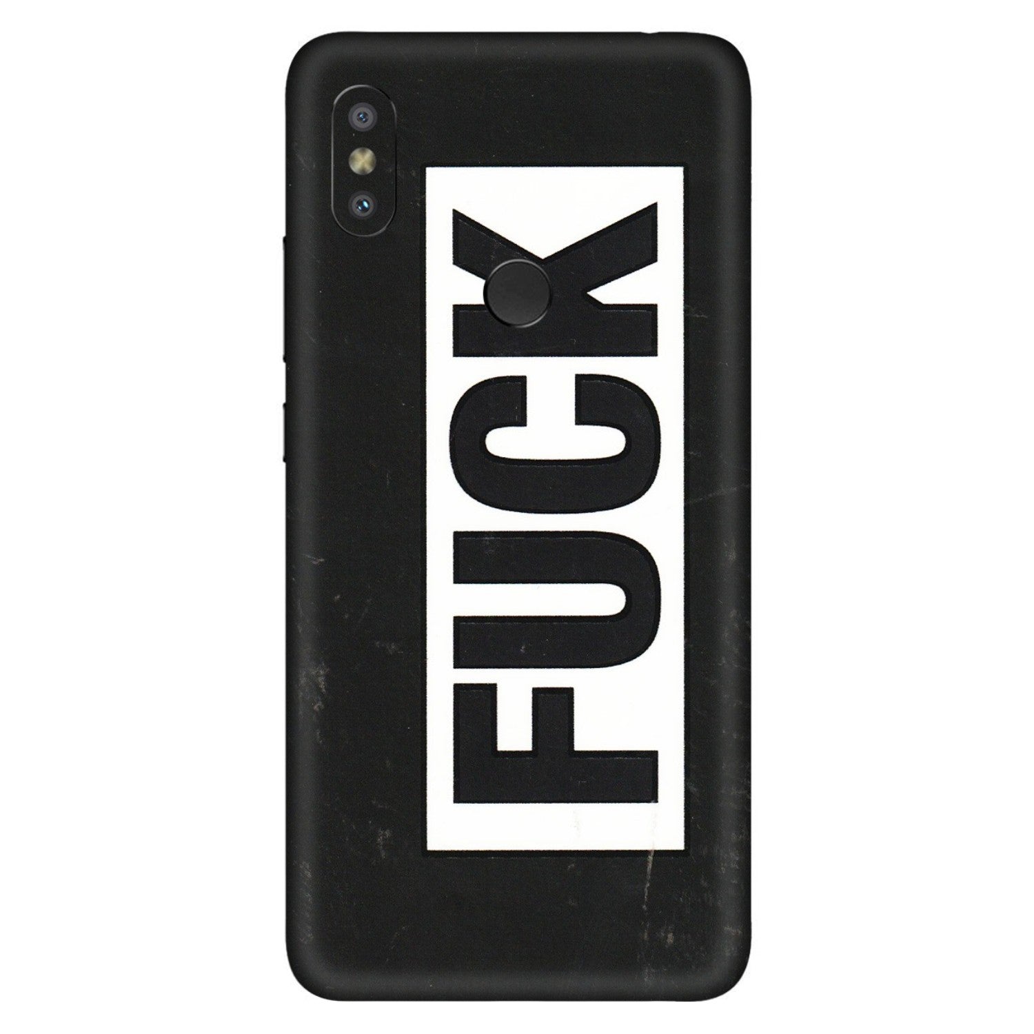 Xiaomi Redmi Phone Skins (All Models) - The F Word - 3D Embossed Finish (L-255) Redmi Y2