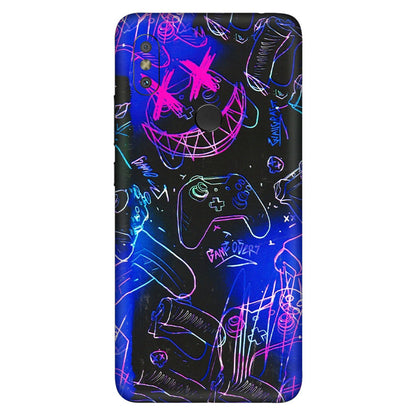 Xiaomi Redmi Phone Skins (All Models) - Gamers Paradise - 3D Embossed Finish (L-258) Redmi Y2
