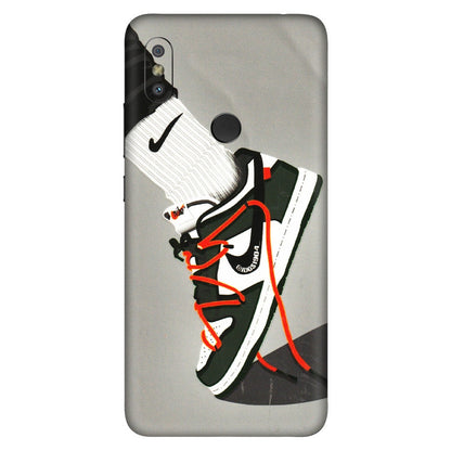 Xiaomi Redmi Phone Skins (All Models) - New Grey Sneaker - 3D Embossed Finish (L-261) Redmi Y2