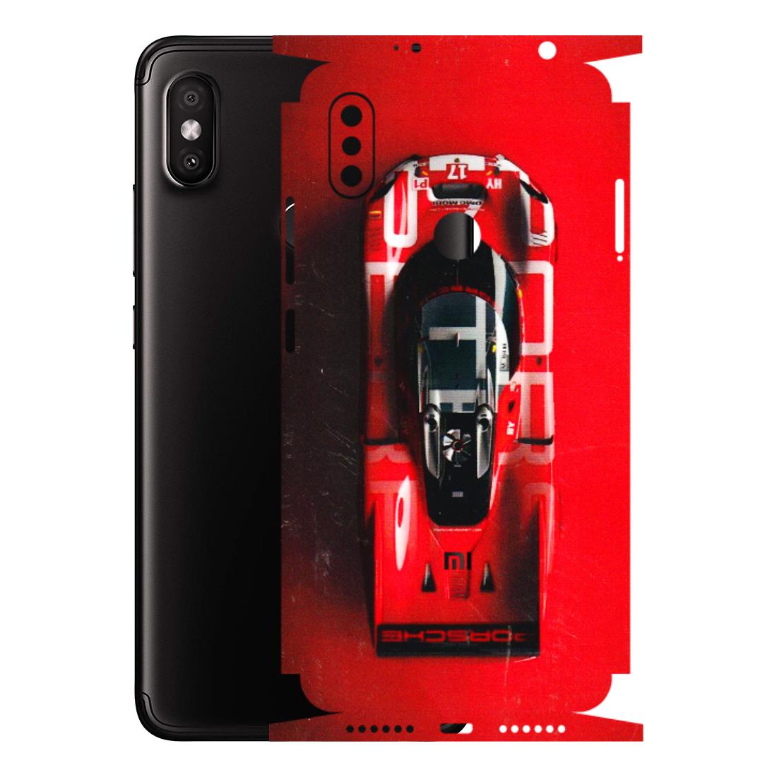 Xiaomi Redmi Phone Skins (All Models) - Red Porsche Car Logo - 3D Embossed Finish (L-315) Redmi Y2
