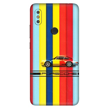 Xiaomi Redmi Phone Skins (All Models) - Multicolour Porche - 3D Embossed Finish (L-39) Redmi Y2