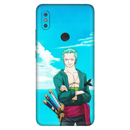 Xiaomi Redmi Phone Skins (All Models) - Cool Swordman Zoro Anime - Matte Finish (M-143) Redmi Y2