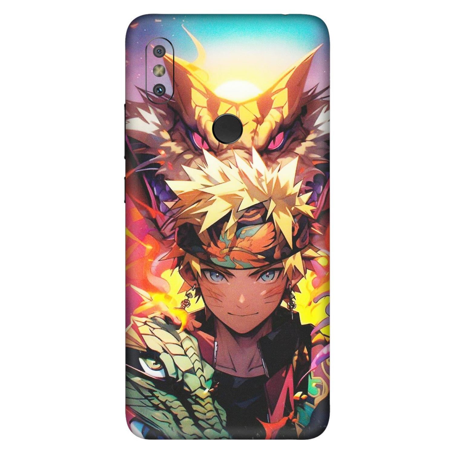 Xiaomi Redmi Phone Skins (All Models) - Angry Naruto Anime - Matte Finish (M-148) Redmi Y2
