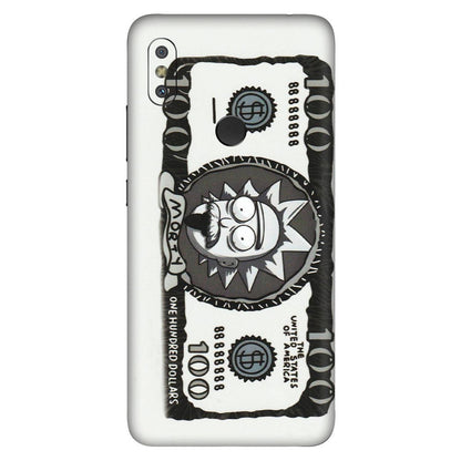 Xiaomi Redmi Phone Skins (All Models) - Rick And Morty Hundred Dollar Anime - Matte Finish (M-161) Redmi Y2