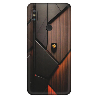 Xiaomi Redmi Phone Skins (All Models) - Lambo Beauty Wood Pattern Sober - Matte Finish (M-51) Redmi Y2