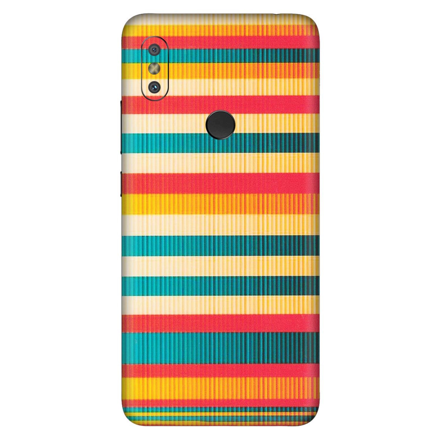 Xiaomi Redmi Phone Skins (All Models) - Colourful Stripes Soothing Effect - Matte Finish (M-86) Redmi Y2