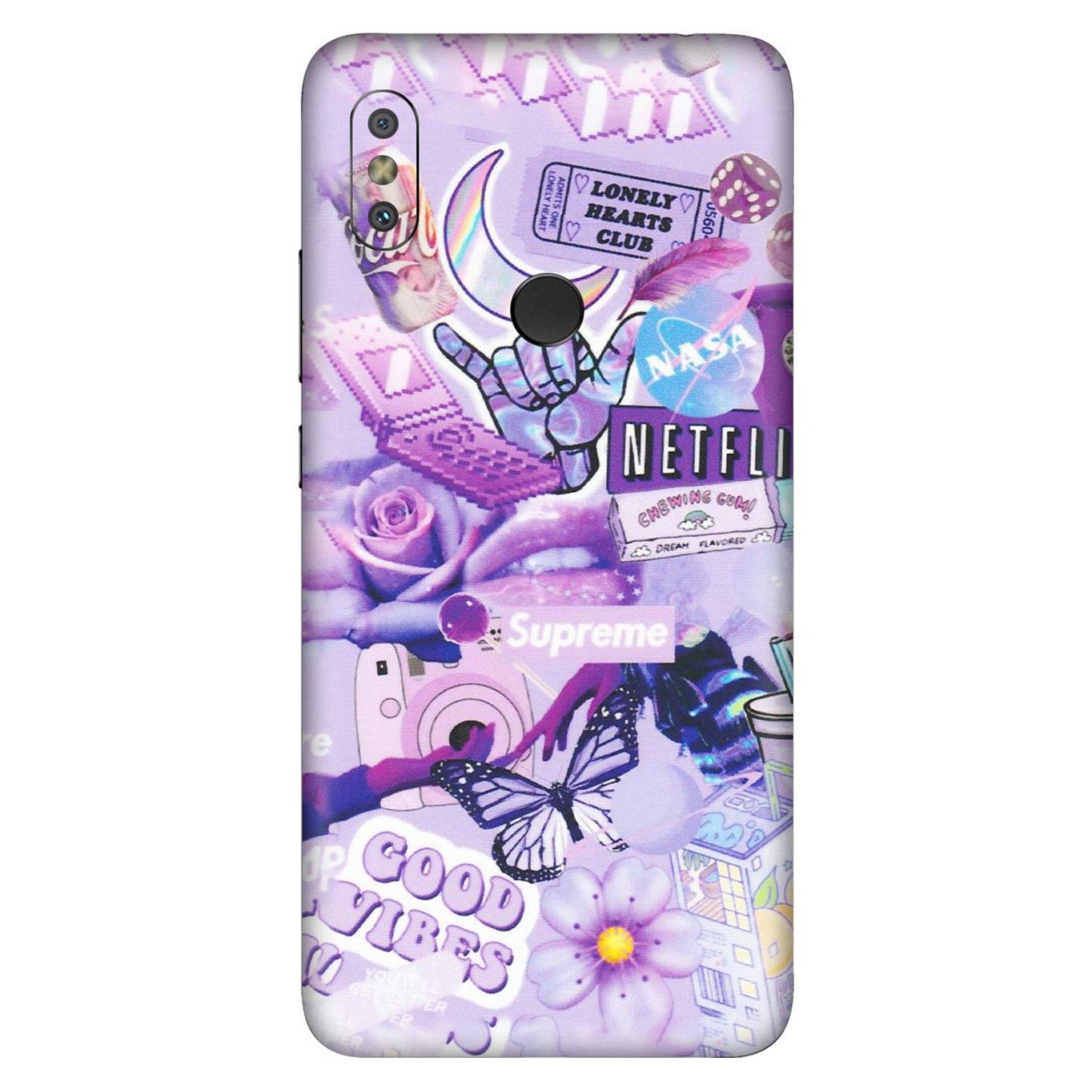 Xiaomi Redmi Phone Skins (All Models) - Supreme Purple Magic - Matte Finish (M-88) Redmi Y2