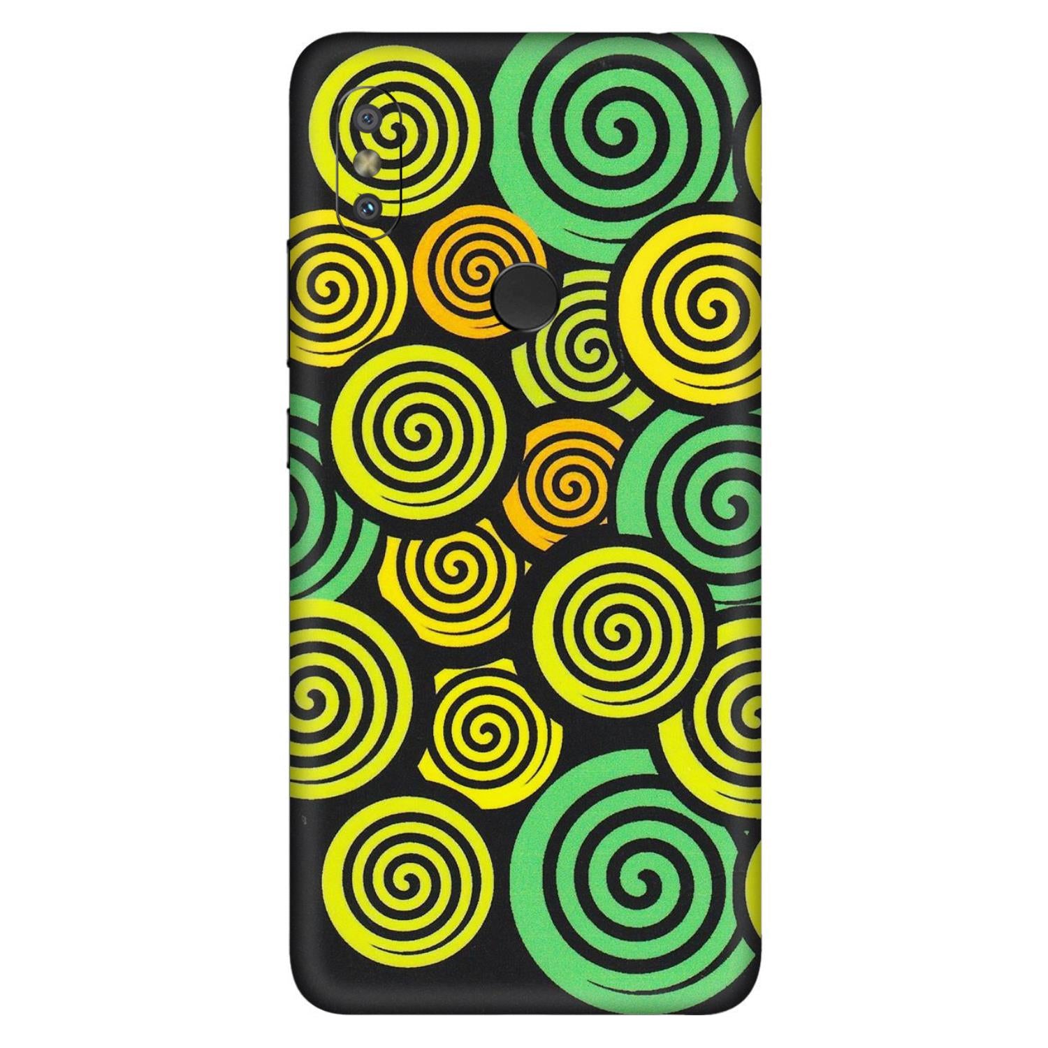 Xiaomi Redmi Phone Skins (All Models) - Crazy Spiral - Matte Finish (M-91) Redmi Y2