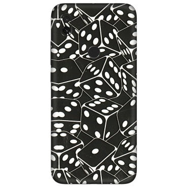 Xiaomi Redmi Phone Skins (All Models) - Big Black Dices - 3D Embossed Finish (L-106) Redmi Y3