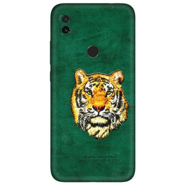 Xiaomi Redmi Phone Skins (All Models) - Leather Feel Tiger - 3D Embossed Finish (L-111) Redmi Y3