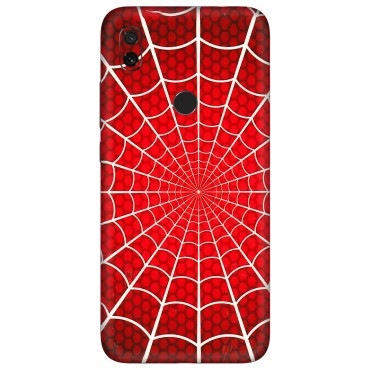 Xiaomi Redmi Phone Skins (All Models) - Classic Spidey Web - 3D Embossed Finish (L-115) Redmi Y3