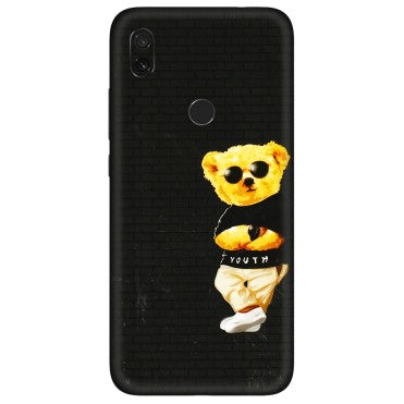 Xiaomi Redmi Phone Skins (All Models) - Classy Teddy Bear - 3D Embossed Finish (L-116) Redmi Y3