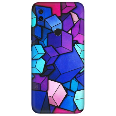 Xiaomi Redmi Phone Skins (All Models) - Cube Doodle - 3D Embossed Finish (L-141) Redmi Y3