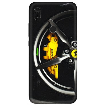 Xiaomi Redmi Phone Skins (All Models) - Ferrari Wheel Alloy - 3D Embossed Finish (L-173) Redmi Y3