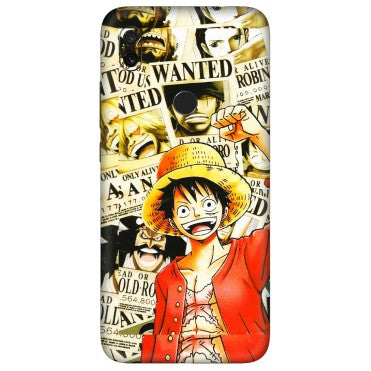 Xiaomi Redmi Phone Skins (All Models) - Luffy Anime - 3D Embossed Finish (L-177) Redmi Y3