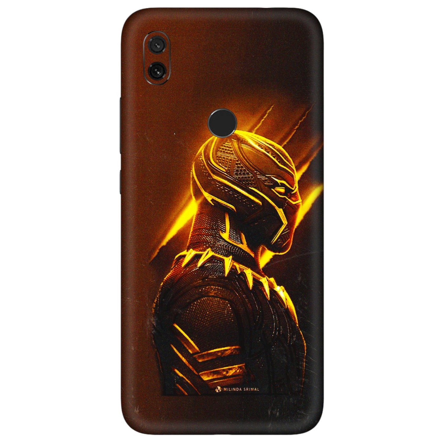 Xiaomi Redmi Phone Skins (All Models) - Gold Black Panther - 3D Embossed Finish (L-181) Redmi Y3