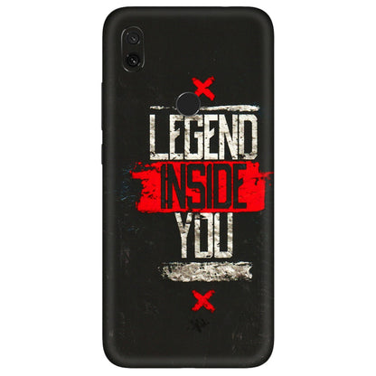 Xiaomi Redmi Phone Skins (All Models) - Legend Inside You - 3D Embossed Finish (L-186) Redmi Y3