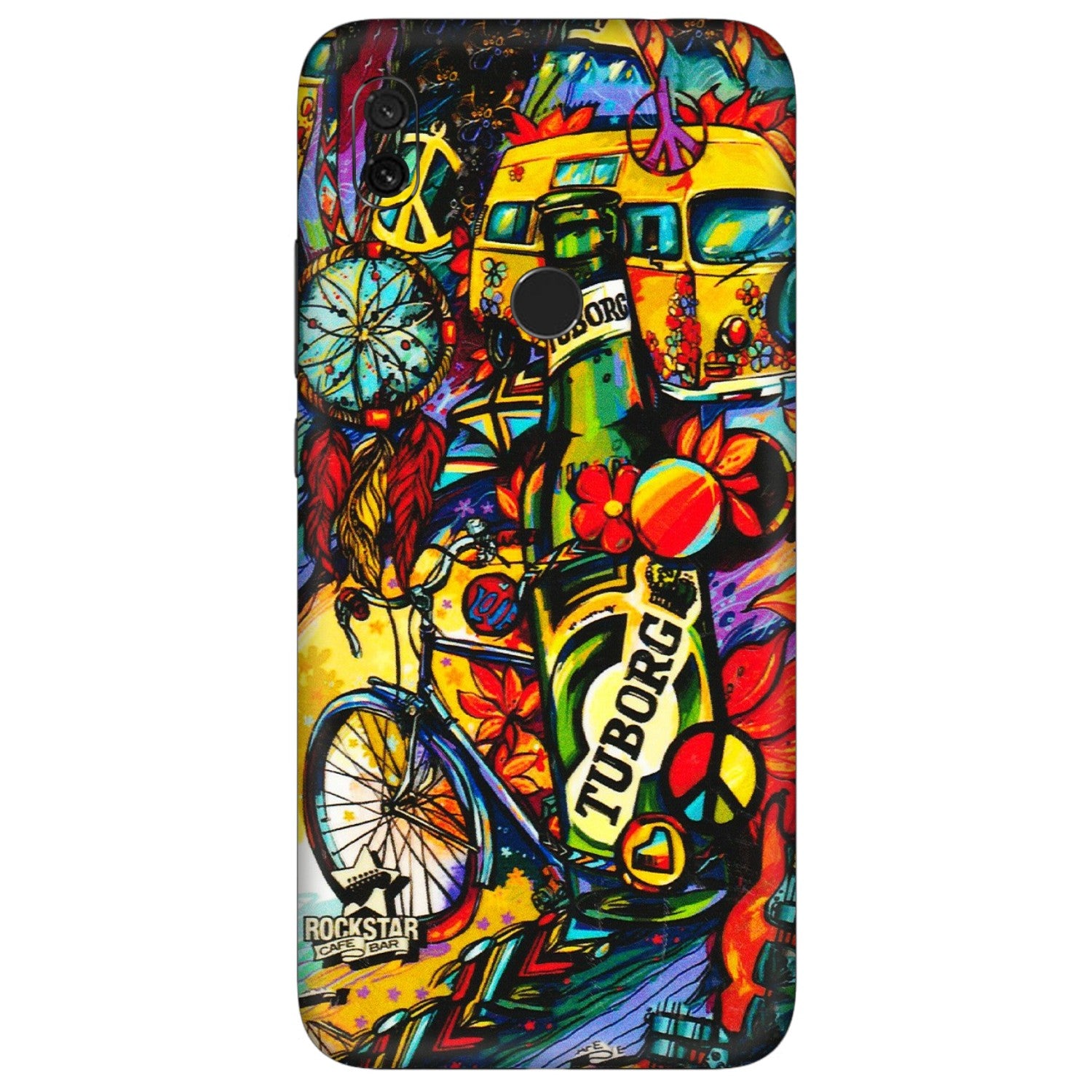 Xiaomi Redmi Phone Skins (All Models) - Cool Beer Bottle - 3D Embossed Finish (L-193) Redmi Y3