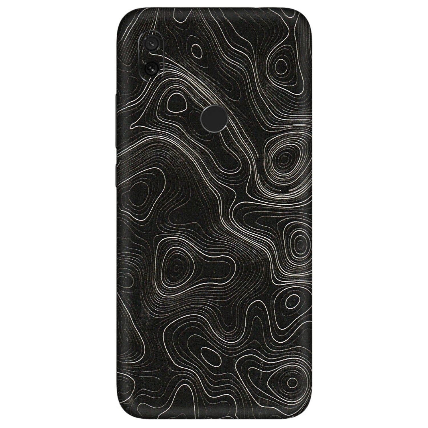 Xiaomi Redmi Phone Skins (All Models) - Black Swirl - 3D Embossed Finish (L-196) Redmi Y3