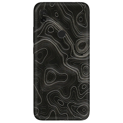 Xiaomi Redmi Phone Skins (All Models) - Black Swirl - 3D Embossed Finish (L-196) Redmi Y3