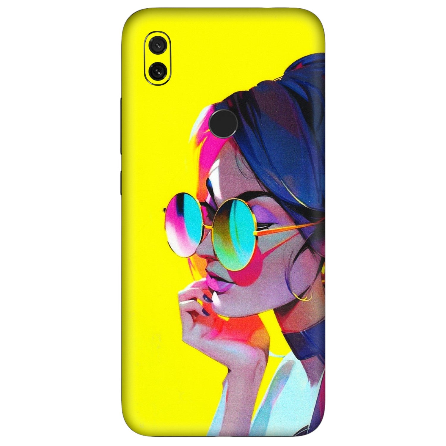 Xiaomi Redmi Phone Skins (All Models) - Bold Stylish Girl - 3D Embossed Finish (L-222) Redmi Y3