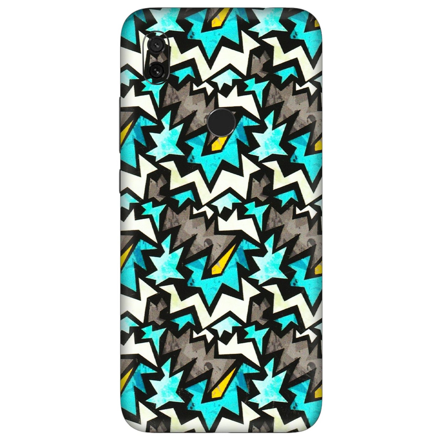 Xiaomi Redmi Phone Skins (All Models) - Funky Zig Zag - 3D Embossed Finish (L-223) Redmi Y3