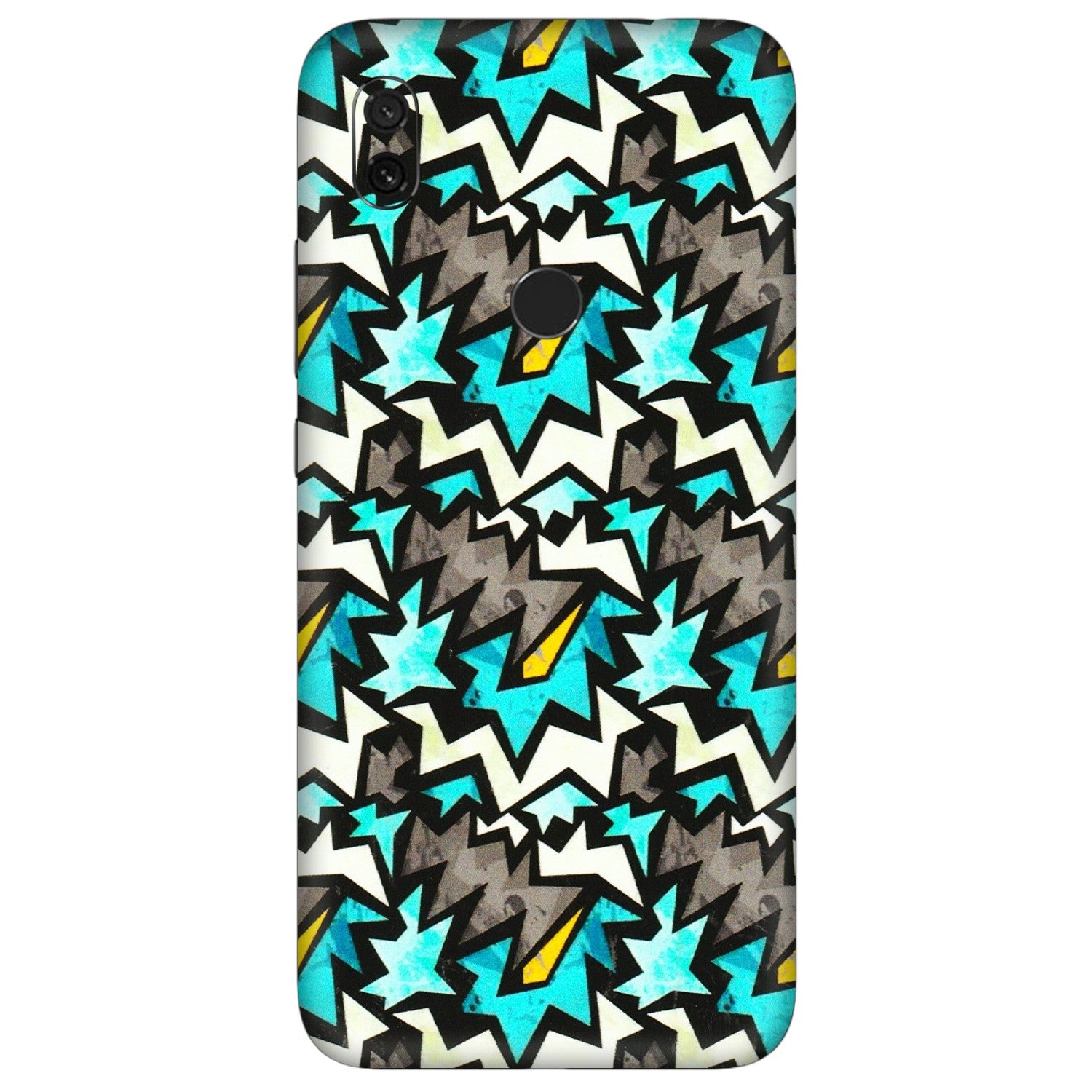 Xiaomi Redmi Phone Skins (All Models) - Funky Zig Zag - 3D Embossed Finish (L-223) Redmi Y3