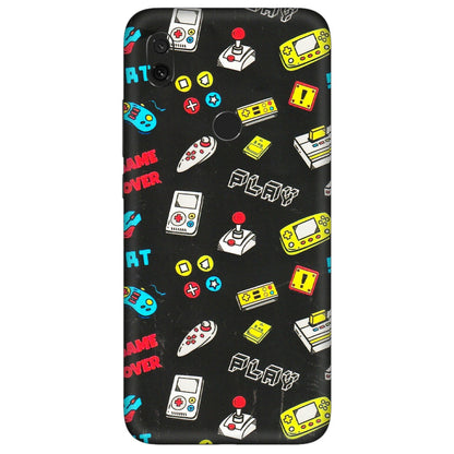 Xiaomi Redmi Phone Skins (All Models) - Gaming Doodles - 3D Embossed Finish (L-224) Redmi Y3