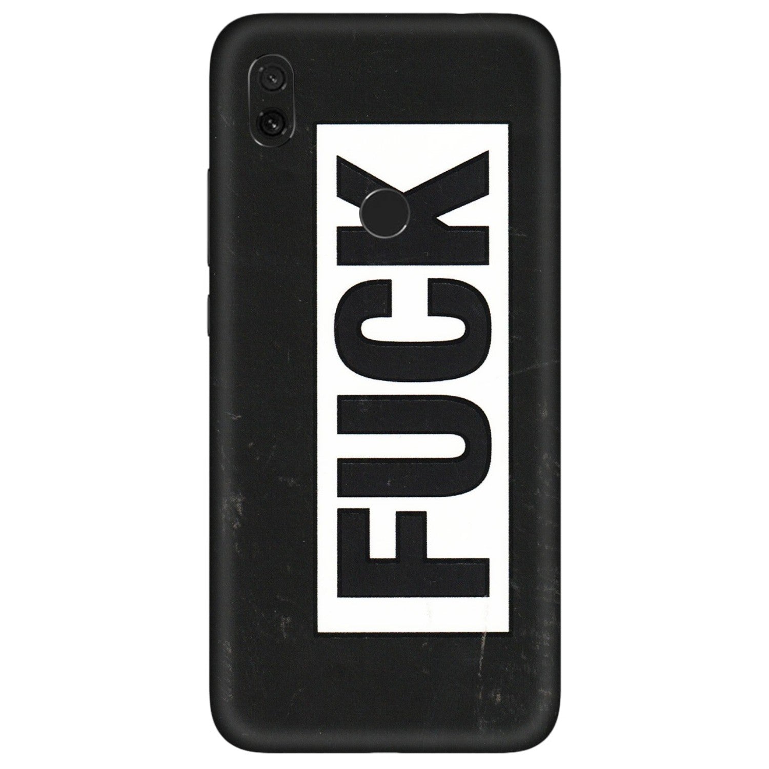 Xiaomi Redmi Phone Skins (All Models) - The F Word - 3D Embossed Finish (L-255) Redmi Y3
