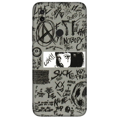 Xiaomi Redmi Phone Skins (All Models) - Never Have Love Anime - 3D Embossed Finish (L-260) Redmi Y3
