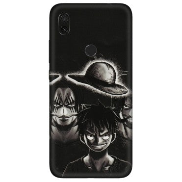 Xiaomi Redmi Phone Skins (All Models) - Black Luffy Hat - 3D Embossed Finish (L-57) Redmi Y3