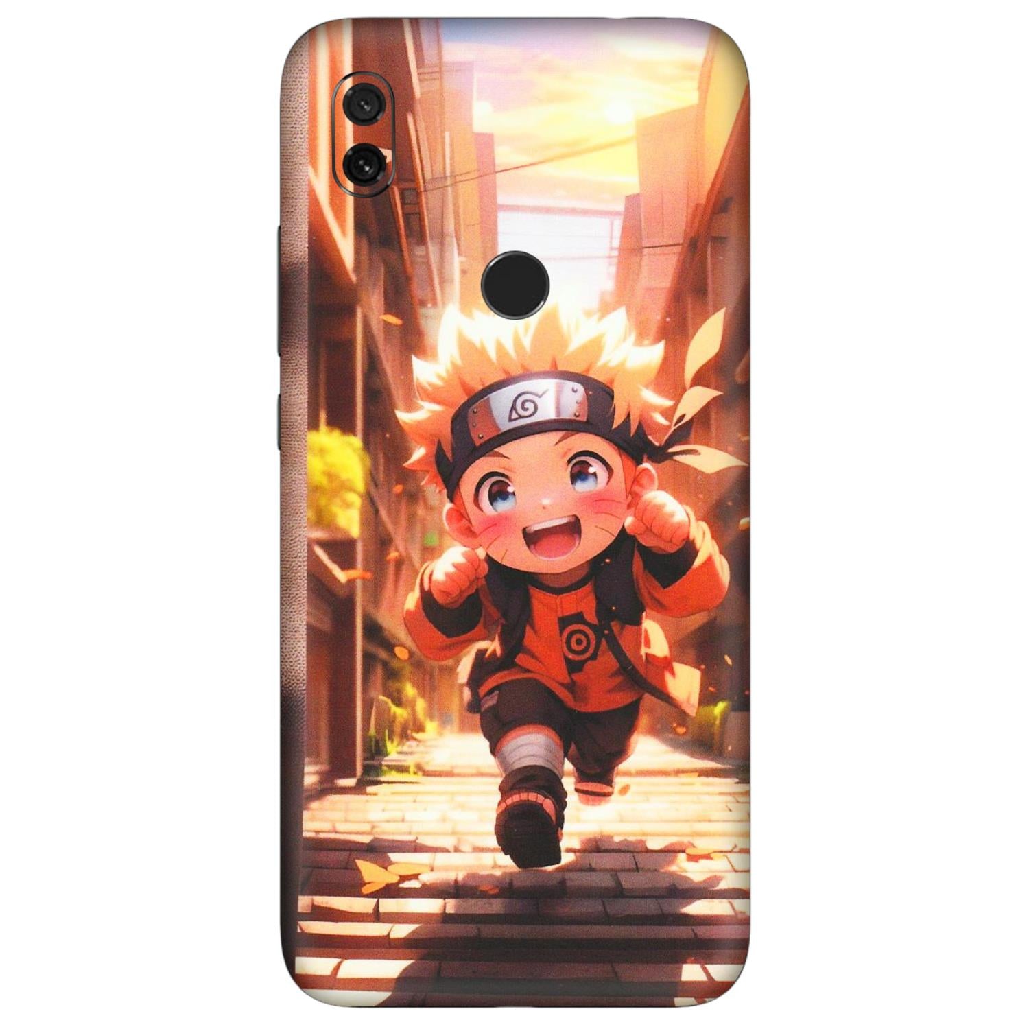 Xiaomi Redmi Phone Skins (All Models) - Naruto Cute Toon Running - Matte Finish (M-04) Redmi Y3