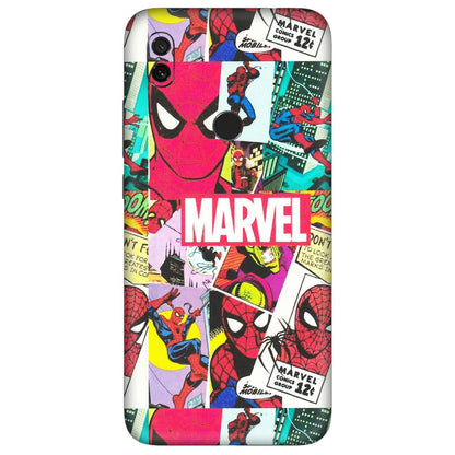 Xiaomi Redmi Phone Skins (All Models) - Marvel Comic Spiderman Grafitti - Matte Finish (M-72) Redmi Y3