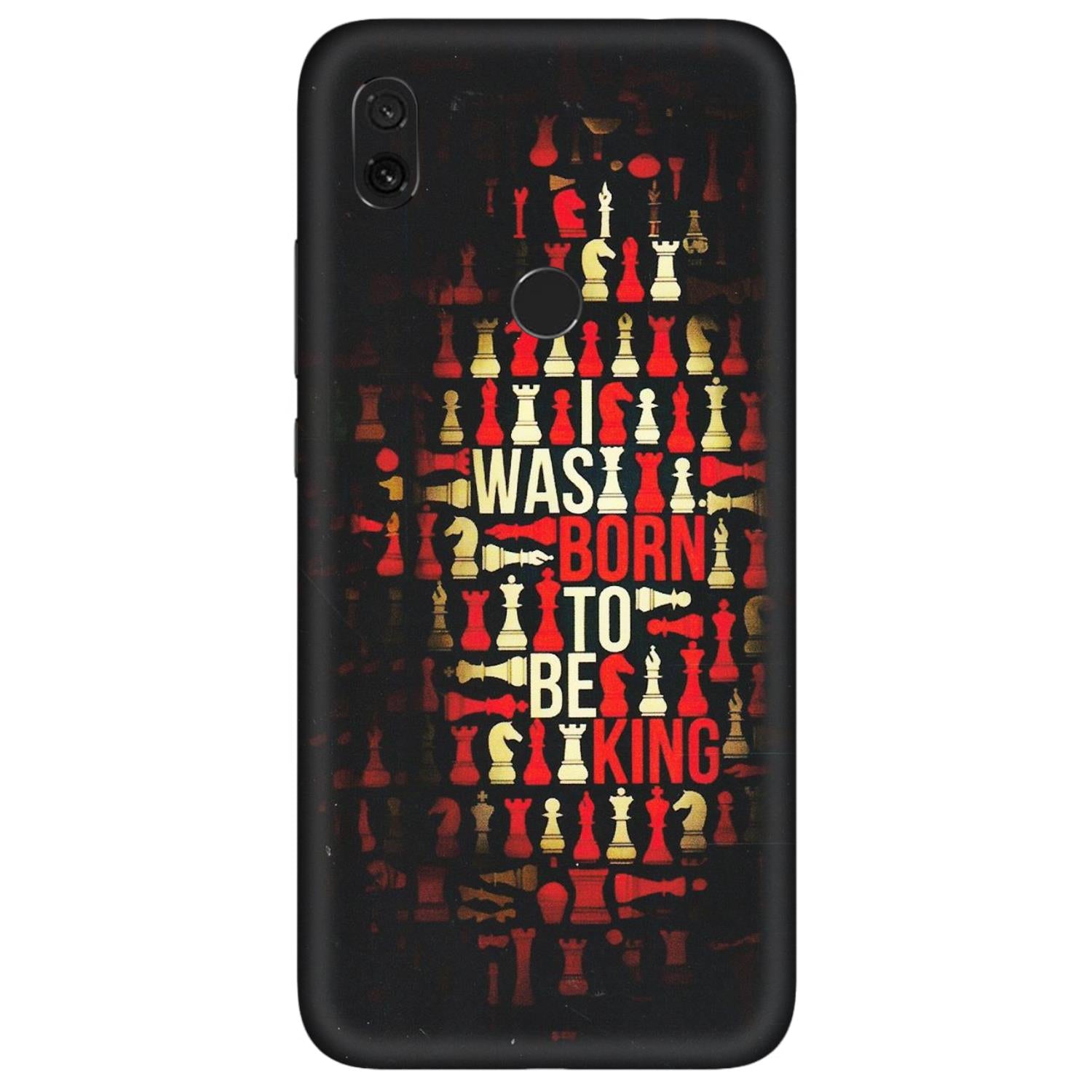 Xiaomi Redmi Phone Skins (All Models) - Born To Be King - Matte Finish (M-73) Redmi Y3