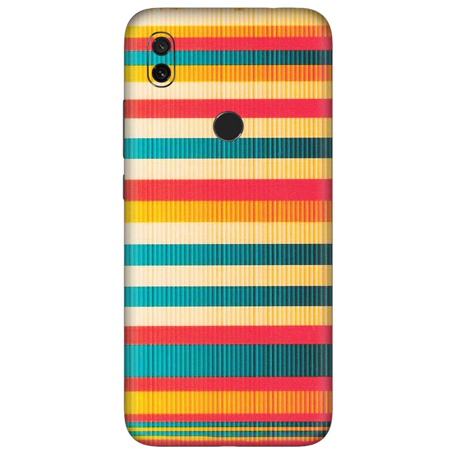 Xiaomi Redmi Phone Skins (All Models) - Colourful Stripes Soothing Effect - Matte Finish (M-86) Redmi Y3