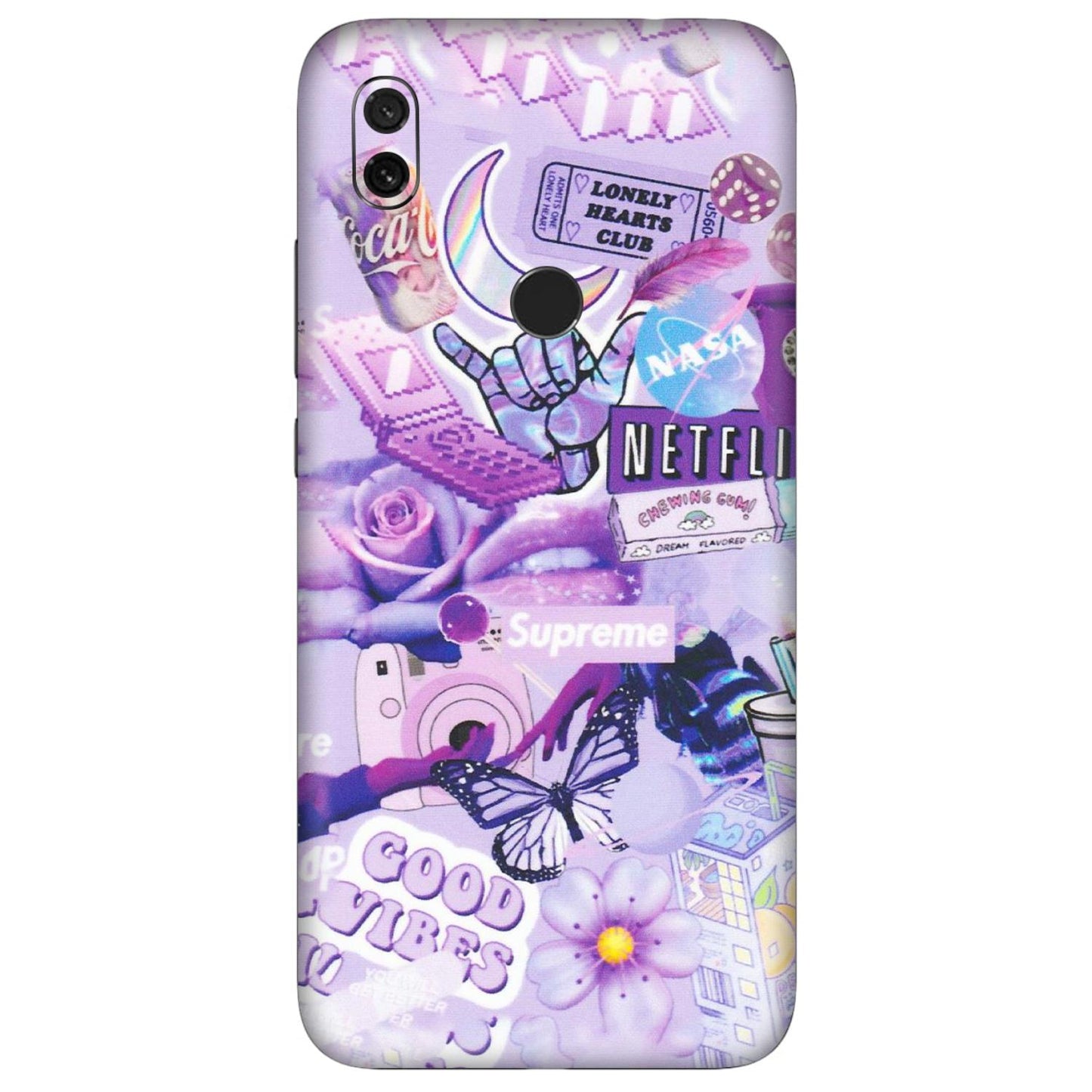 Xiaomi Redmi Phone Skins (All Models) - Supreme Purple Magic - Matte Finish (M-88) Redmi Y3