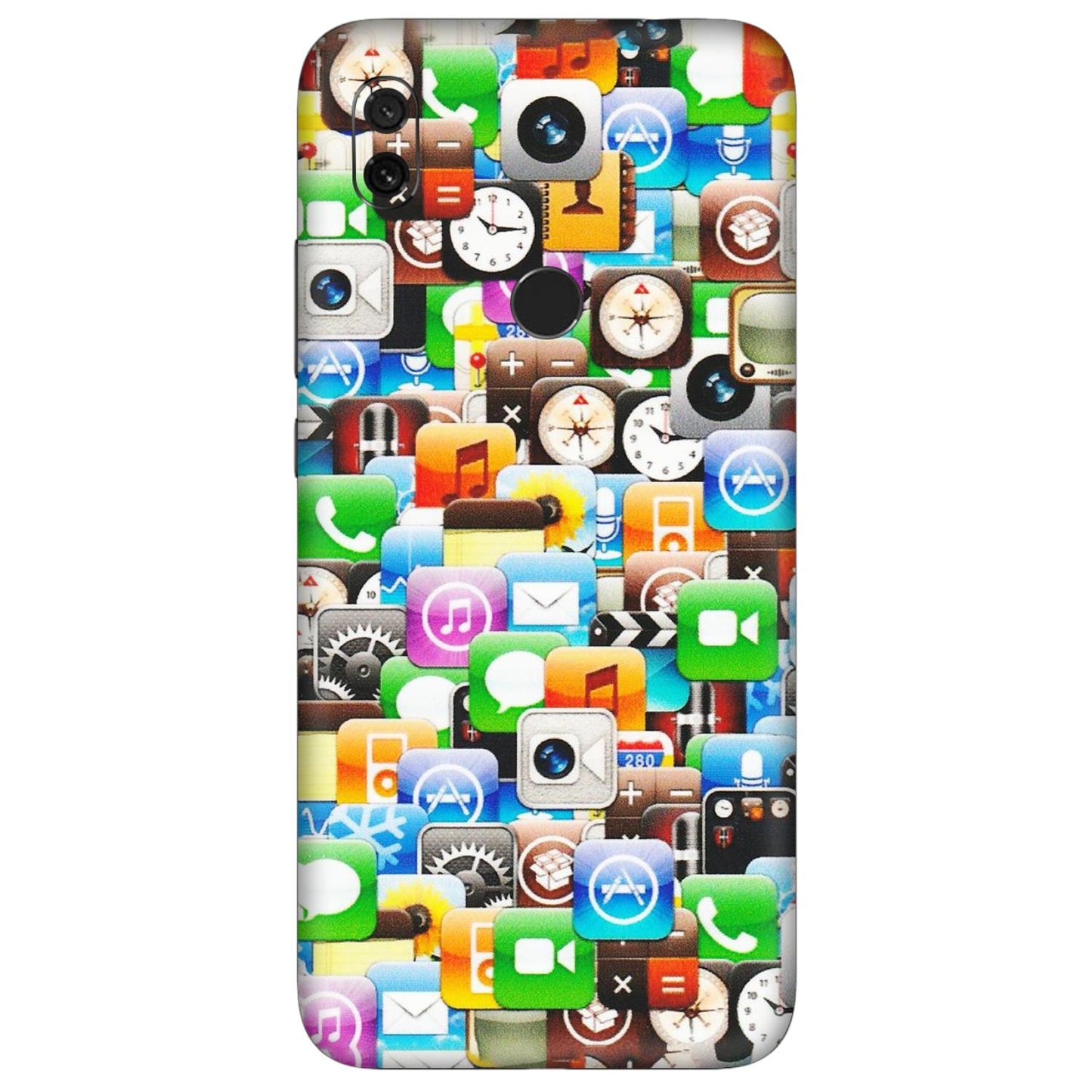 Xiaomi Redmi Phone Skins (All Models) - All Apple Icons - Matte Finish (M-93) Redmi Y3