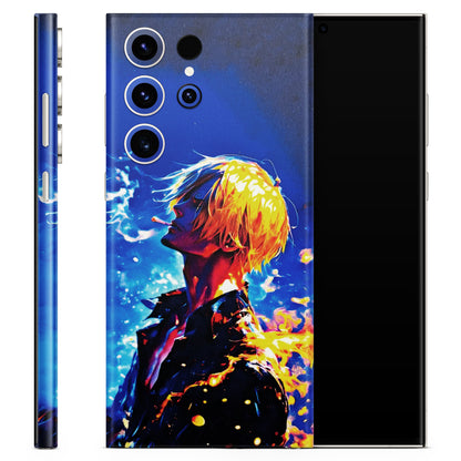 Sanji Vinsmoke One Piece 3D Embossed Phone Skin