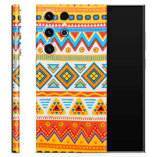 Mexican Abstract Matte Finish Phone Skin